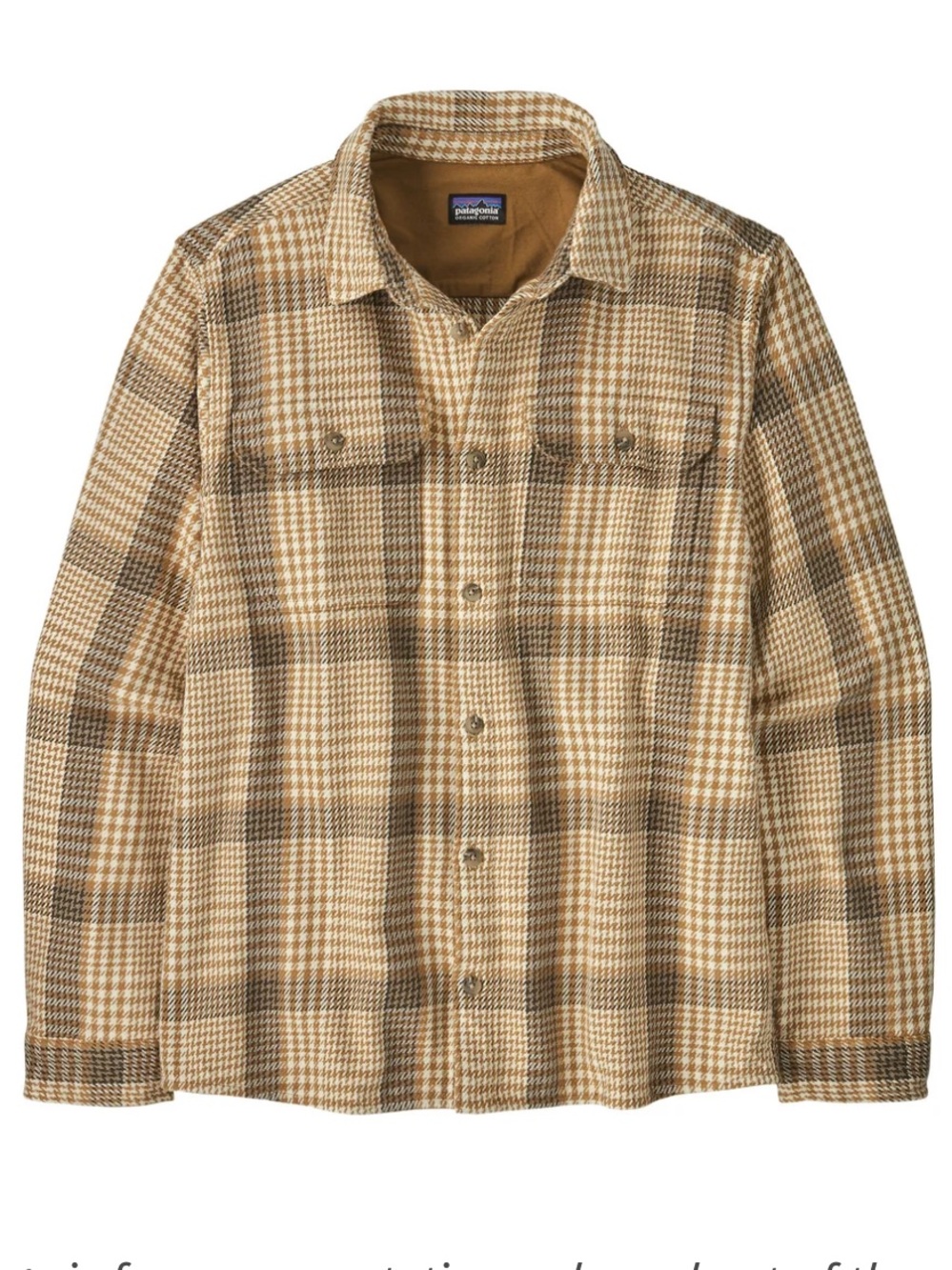 NEW⭐️Patagonia fjord loft shirt in Roam/Nest Brown Thick flannel shirt $149